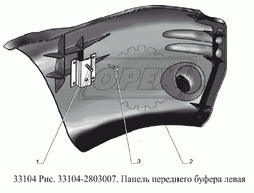 Панель переднего буфера 2